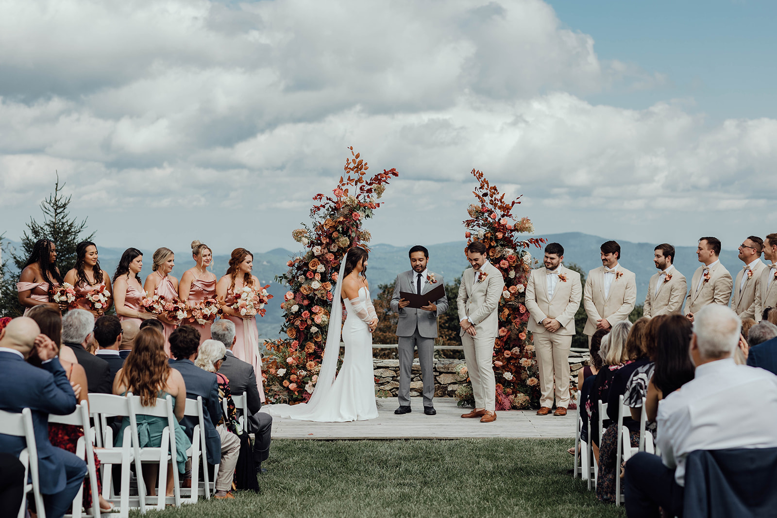 Beech Mountain Wedding ceremony